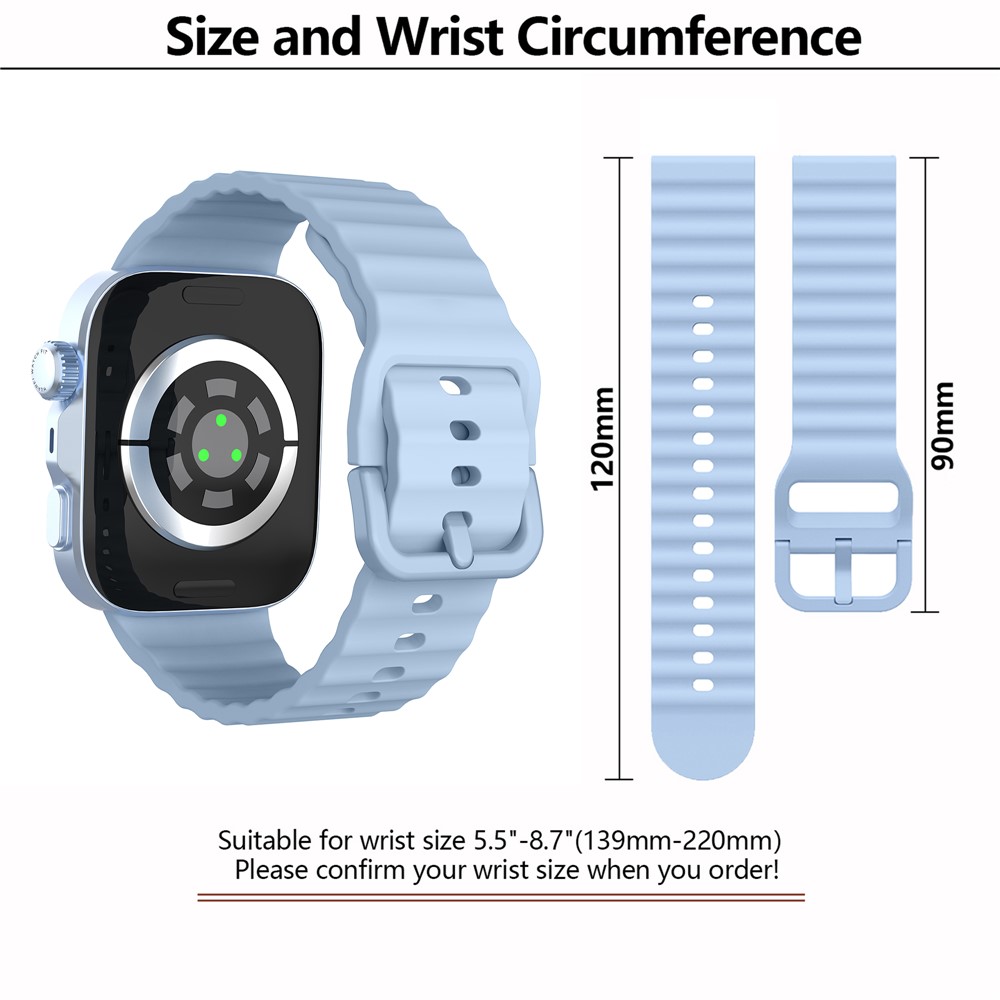 KALEBOL KALEBOL Huawei Watch Fit 4 Pro/4/3 Armband Wave Silikon Svart
