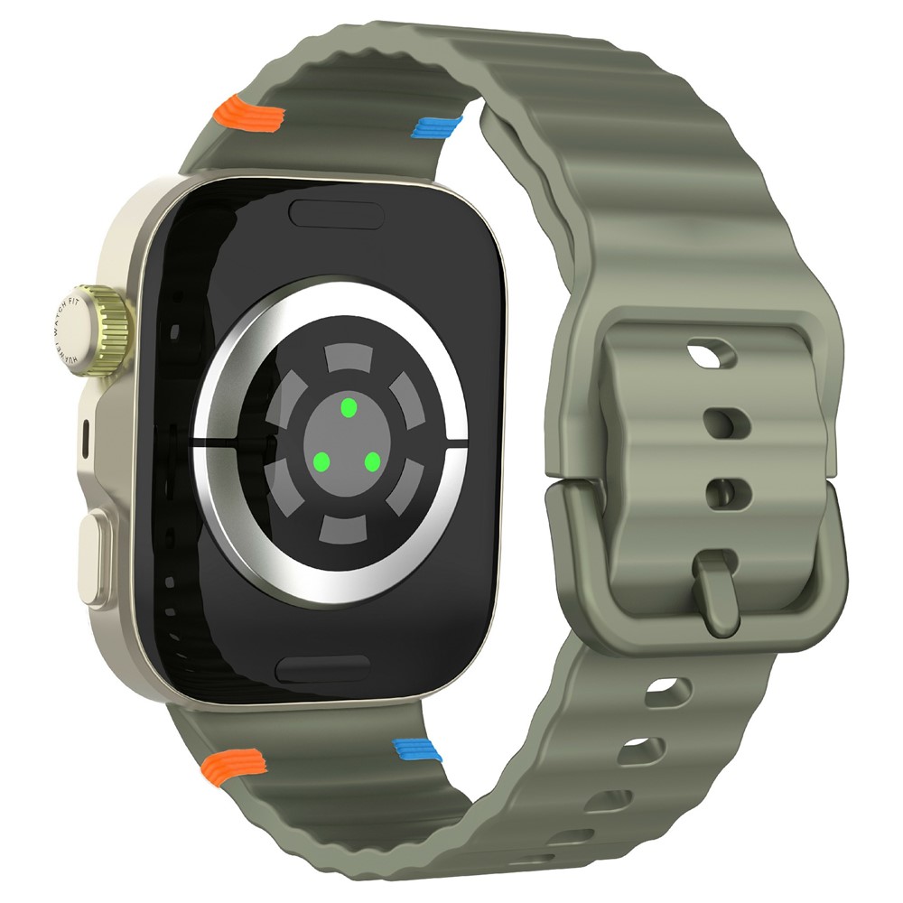  Huawei Watch Fit 4 Pro / 4 / 3 Klockarmband Wave Silikon Grön