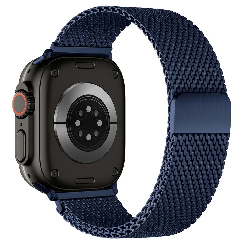  Apple Watch 42/44/45/46/49 mm Armband Milanese Blå