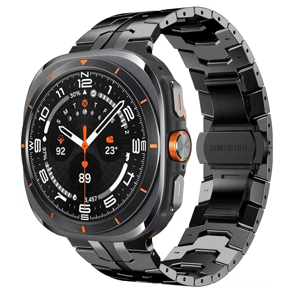  Galaxy Watch 8 46/44/40 mm Armband Metall Svart