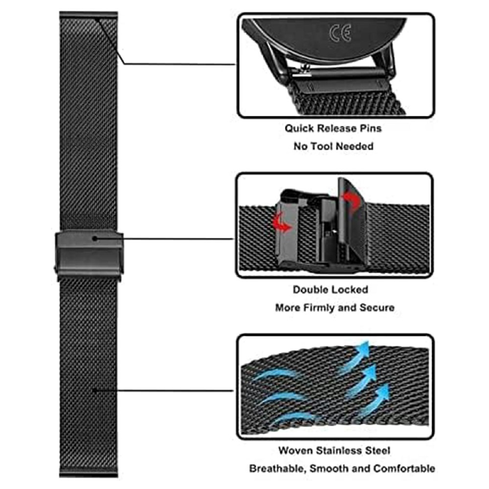  Garmin Venu X1 Klockarmband Milanese Guld