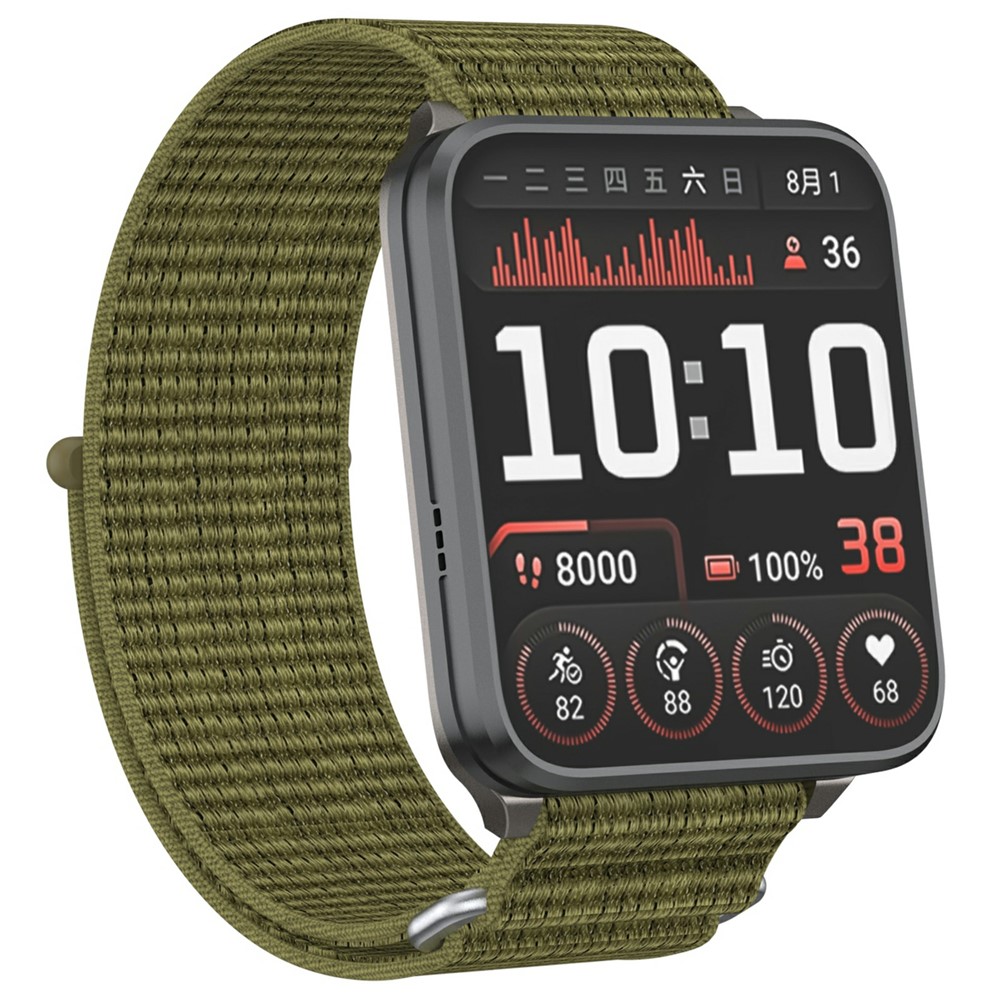  Garmin Venu X1 Armband Nylon Loop Oliv Grön