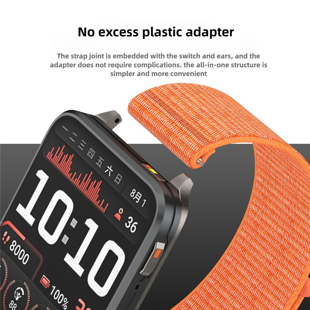  Garmin Venu X1 Armband Nylon Loop Oliv Grön