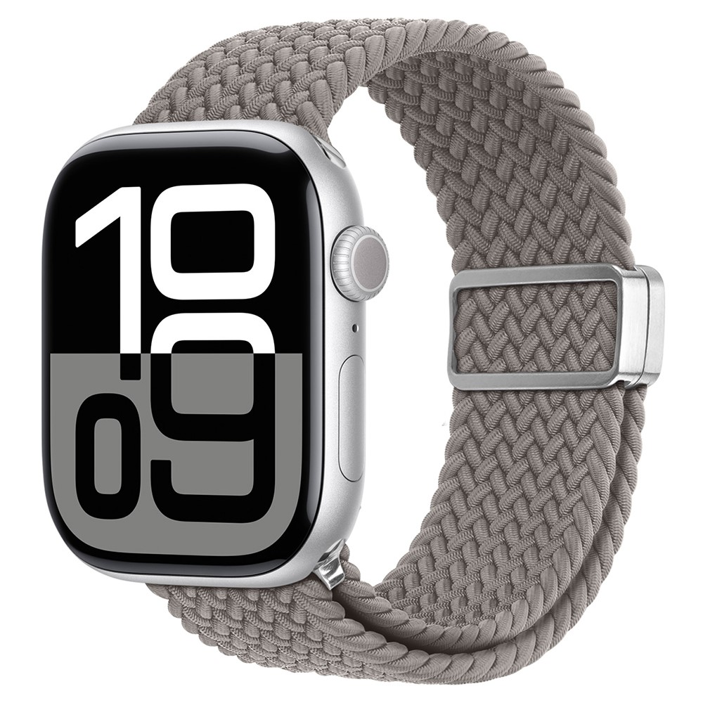 DUX DUCIS DUX DUCIS Apple Watch 38/40/41/42 mm Armband Flätat Grå