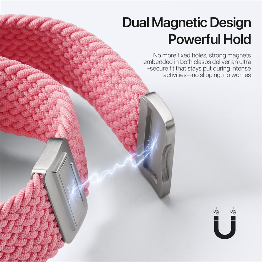 DUX DUCIS DUX DUCIS Apple Watch 38/40/41/42 mm Armband Flätat Rosa