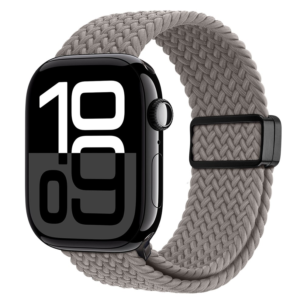 DUX DUCIS DUX DUCIS Apple Watch 42/44/45/46/49 mm Armband Flätat Grå