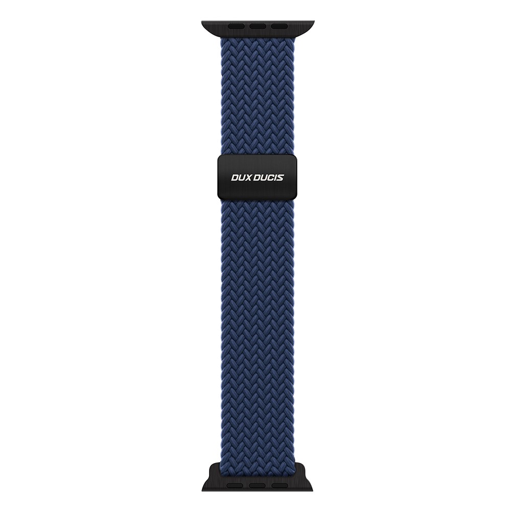 DUX DUCIS DUX DUCIS Apple Watch 42/44/45/46/49 mm Armband Flätat Mörk Blå