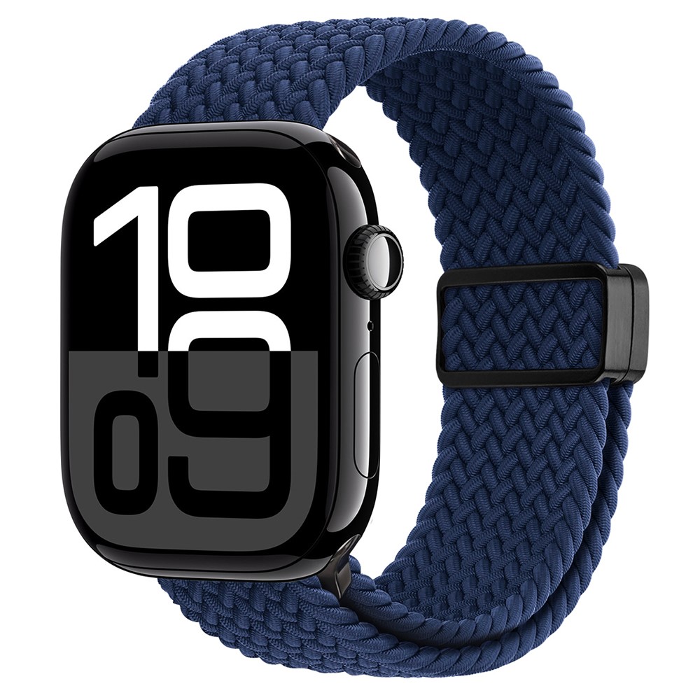 DUX DUCIS DUX DUCIS Apple Watch 42/44/45/46/49 mm Armband Flätat Mörk Blå