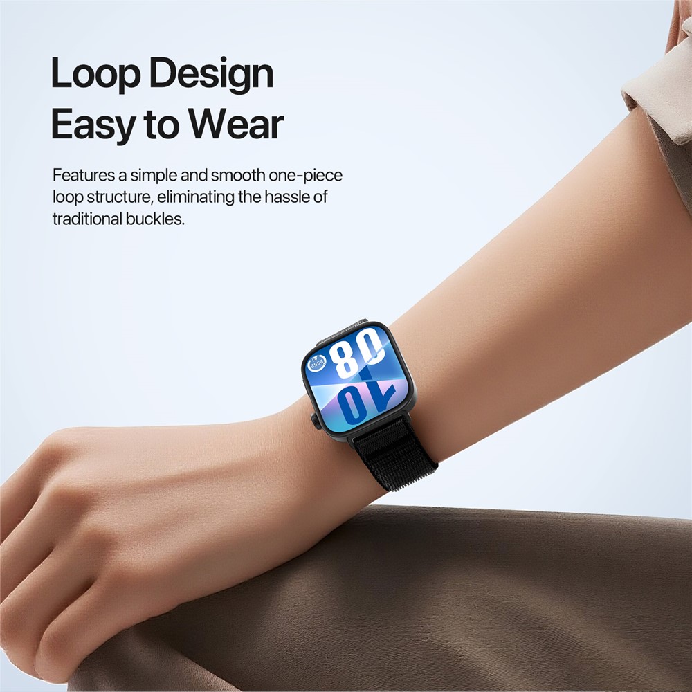 DUX DUCIS DUX DUCIS Huawei Watch Fit 4 Pro/4/3 Armband Nylon Loop Svart