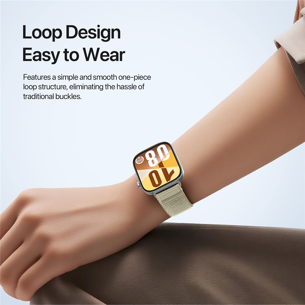 DUX DUCIS DUX DUCIS Huawei Watch Fit 4 Pro/4/3 Armband Nylon Loop Starlight