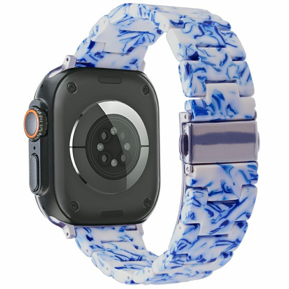 LEMONDA LEMONDA Apple Watch 38/40/41/42 mm Armband Resin Blå / Vit