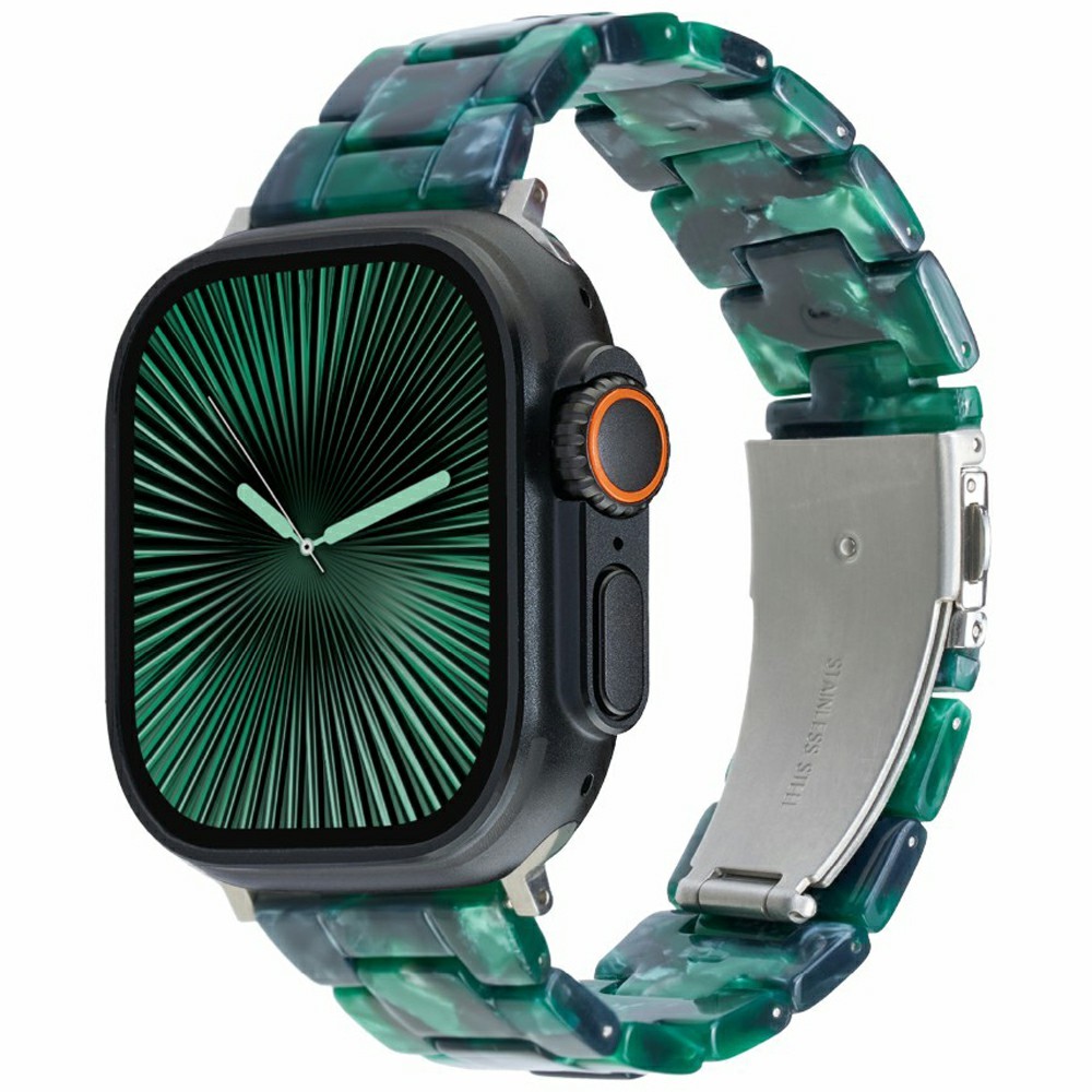 LEMONDA LEMONDA Apple Watch 38/40/41/42 mm Armband Resin Grön