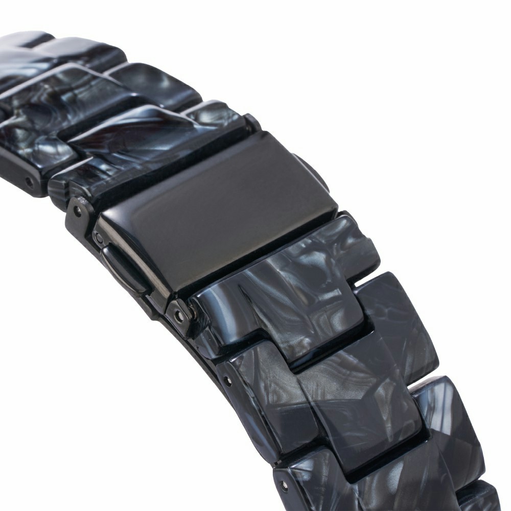 LEMONDA LEMONDA Apple Watch 42/44/45/46/49 mm Armband Resin Svart