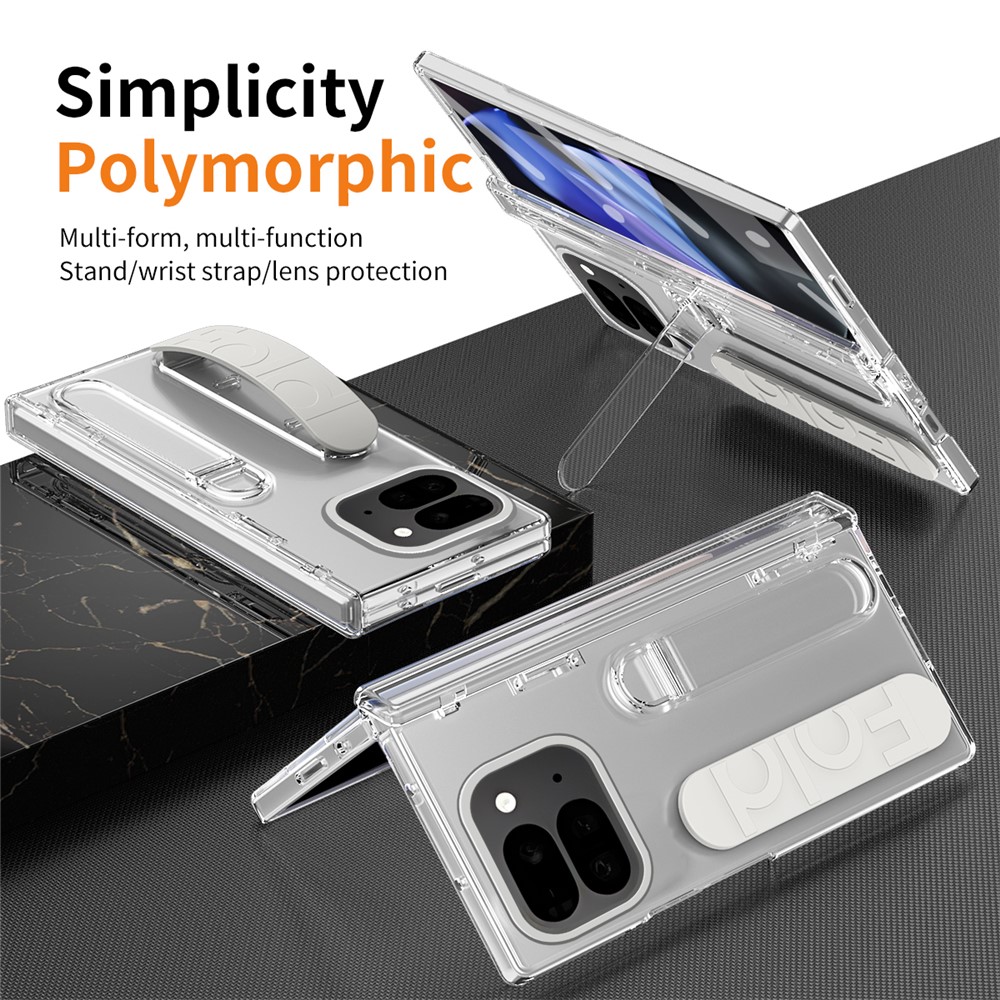 Google Pixel 10 Pro Fold Skal Kickstand Transparent