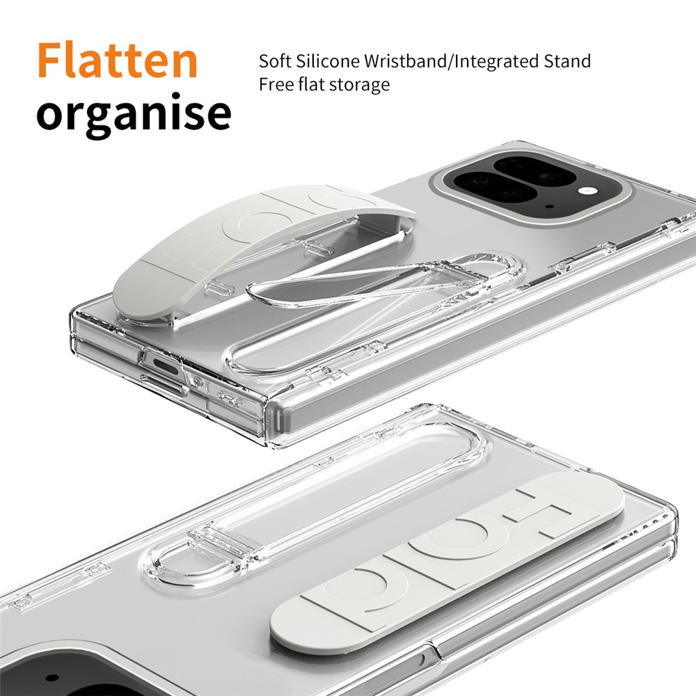  Google Pixel 10 Pro Fold Skal Kickstand Transparent