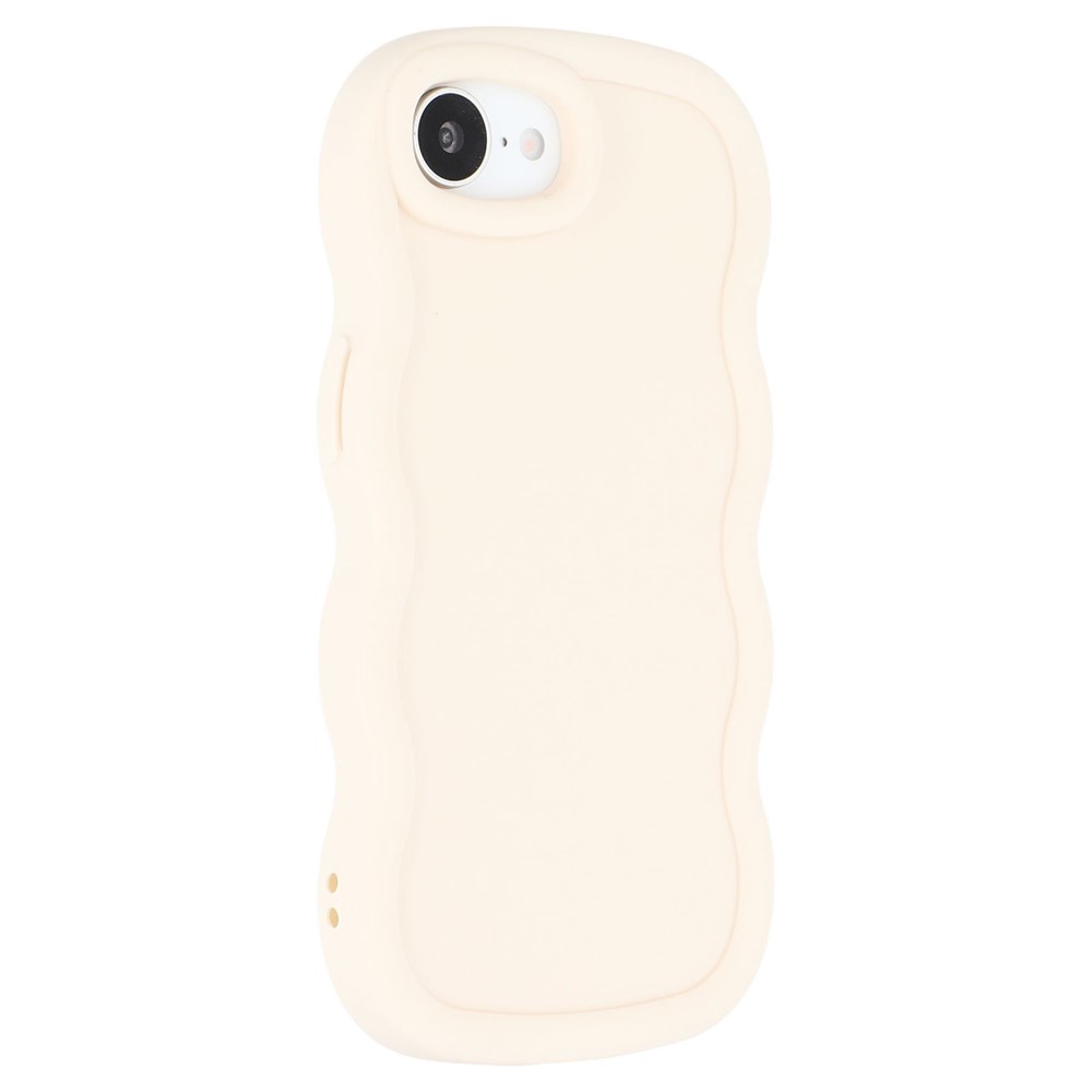  iPhone 17e / 16e Mobilskal Wavy Off White