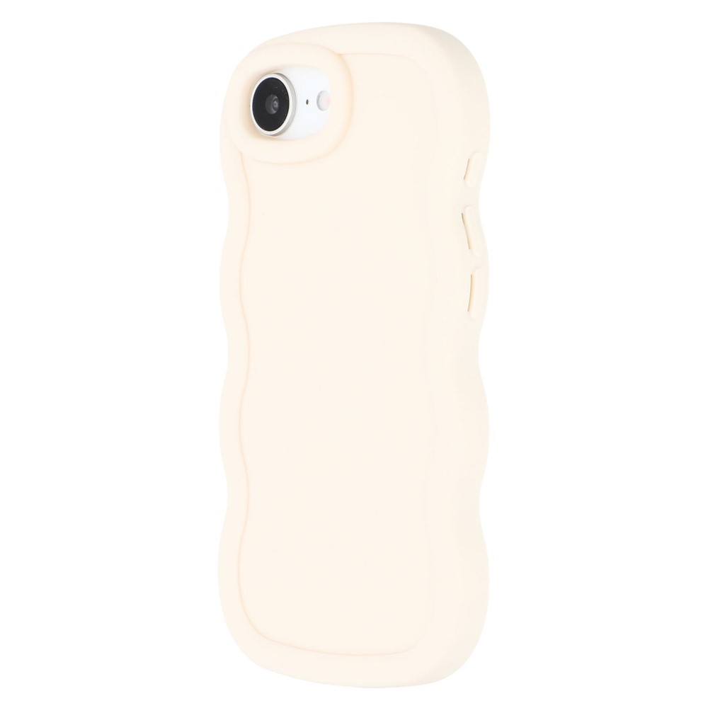  iPhone 17e / 16e Mobilskal Wavy Off White