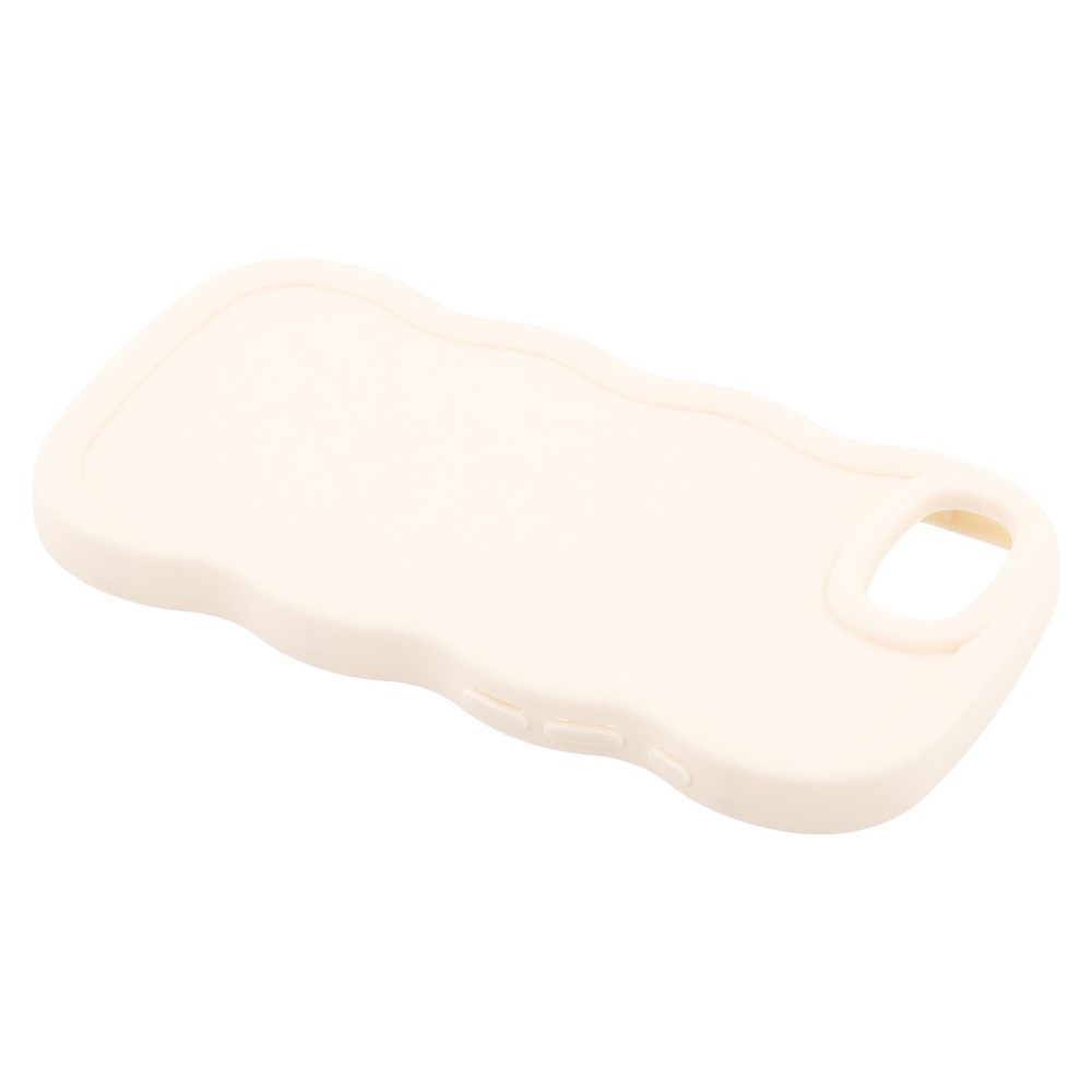  iPhone 17e / 16e Mobilskal Wavy Off White