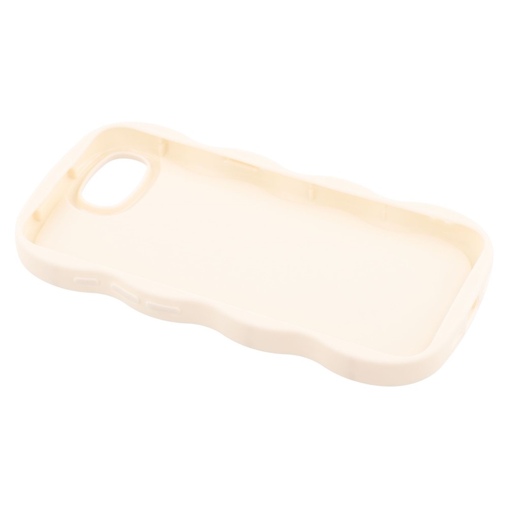  iPhone 17e / 16e Mobilskal Wavy Off White