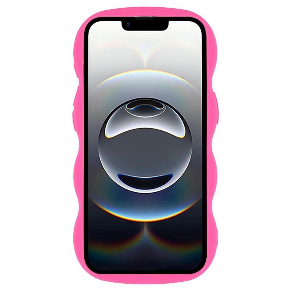  iPhone 17e / 16e Mobilskal Wavy Rosa