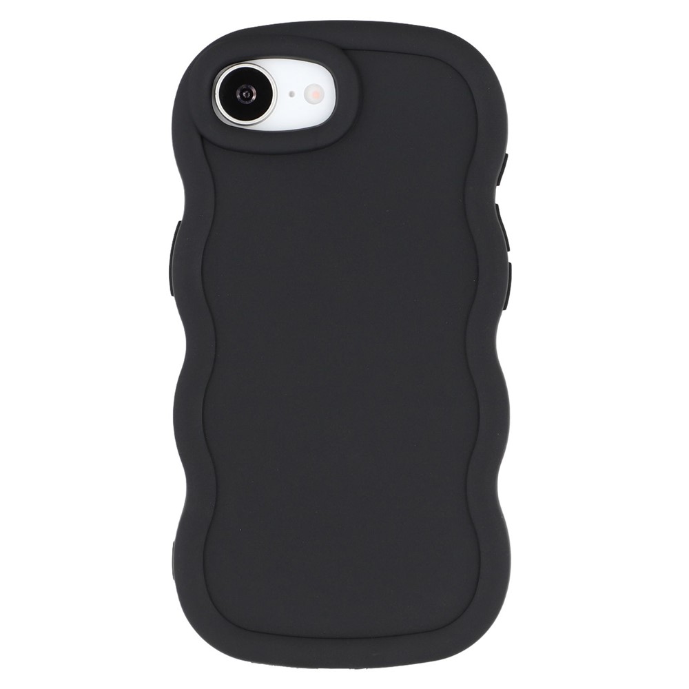  iPhone 17e / 16e Mobilskal Wavy Svart