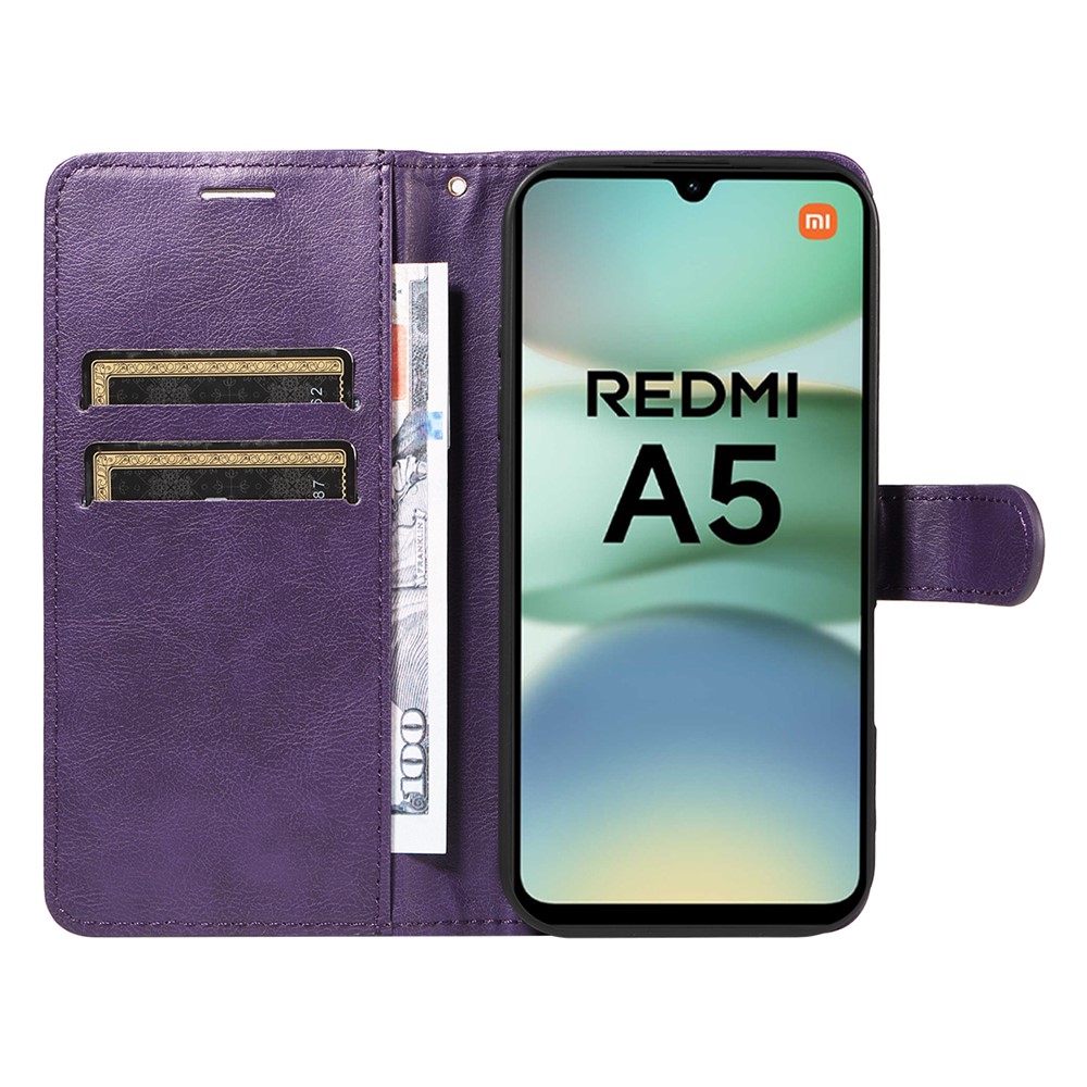  Xiaomi Redmi A5 Fodral Läder Lila