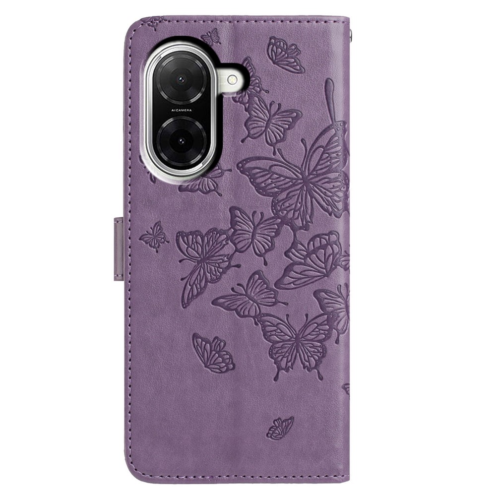  Xiaomi Redmi A5 Fodral Med Fjäril Tryck Lila