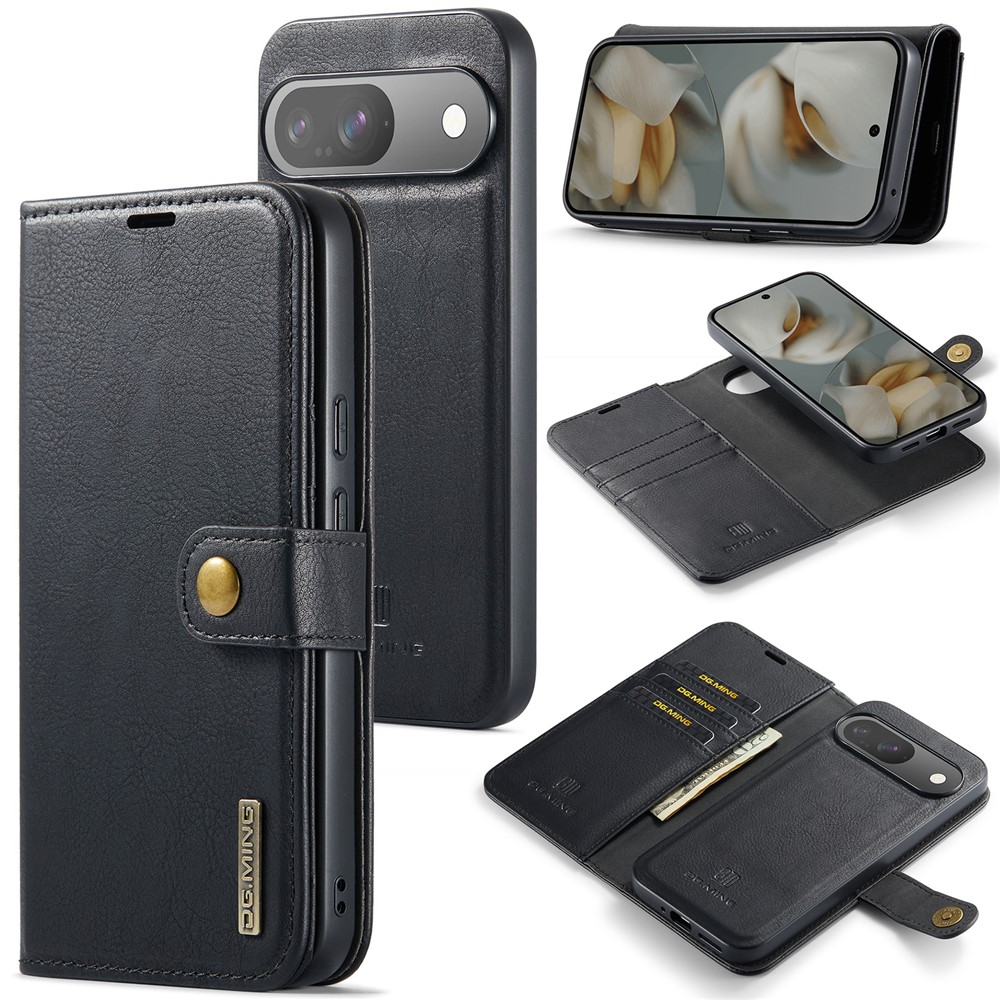 DG.MING DG.MING Google Pixel 10/10 Pro 2in1 Magnet Fodral / Skal Svart