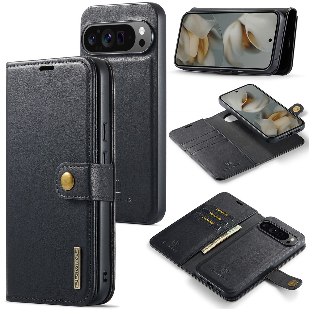 DG.MING DG.MING Google Pixel 10 Pro XL 2in1 Magnet Fodral / Skal Svart
