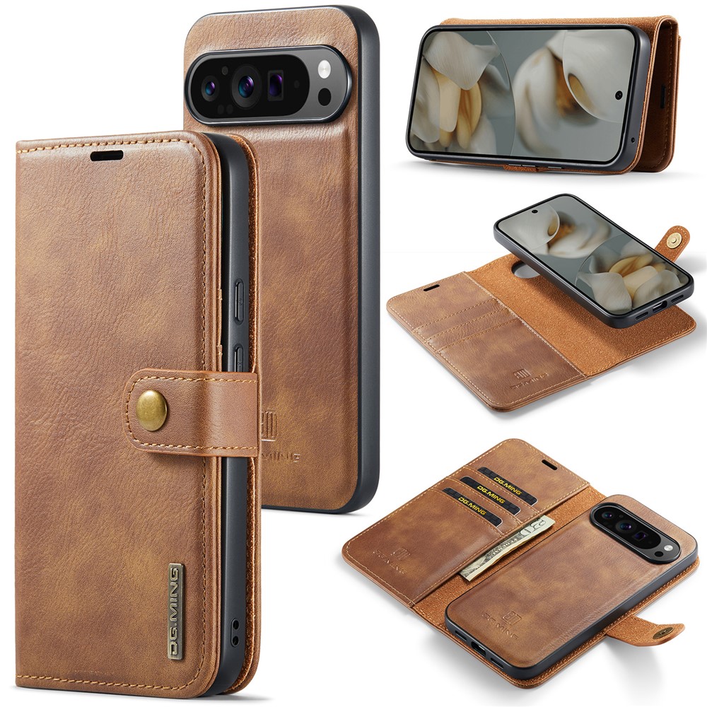 DG.MING DG.MING Google Pixel 10 Pro XL 2in1 Magnet Fodral / Skal Brun