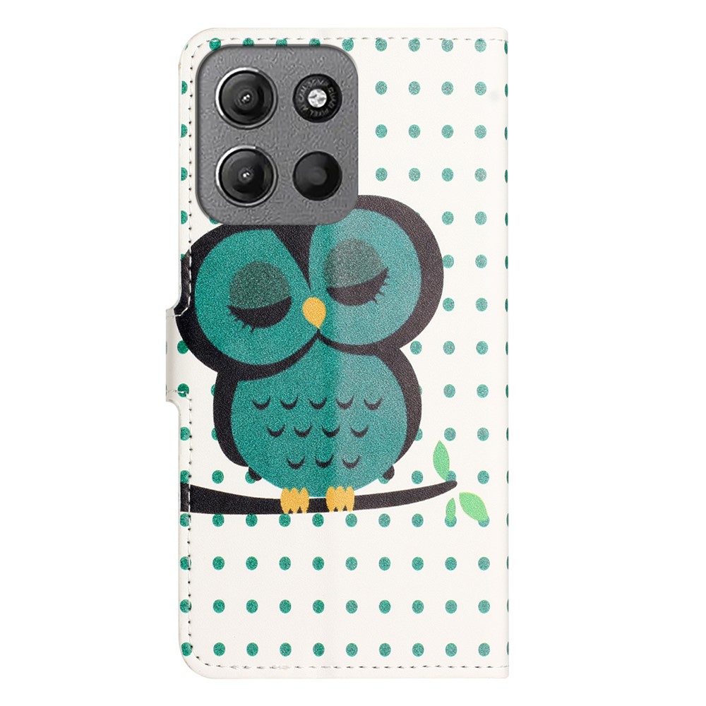  Motorola Moto G86 Power/G86 5G Fodral Med Tryck Uggla