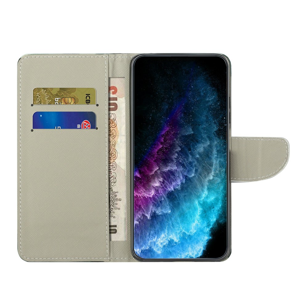  Motorola Moto G86 Power/G86 5G Fodral Läder Fjäril