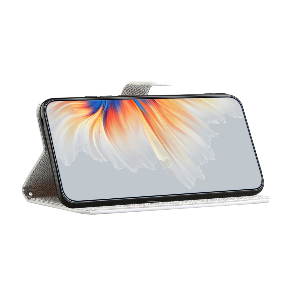  Motorola Moto G86 Power/G86 5G Fodral Läder Blommor