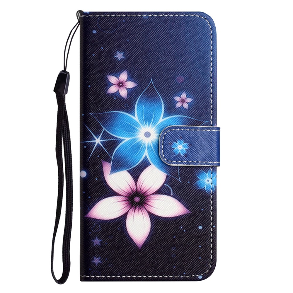  Motorola Moto G86 Power/G86 5G Fodral Läder Blommor