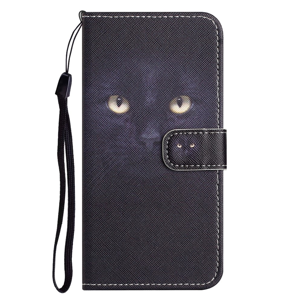  Motorola Moto G86 Power/G86 5G Fodral Läder Katt Ögon