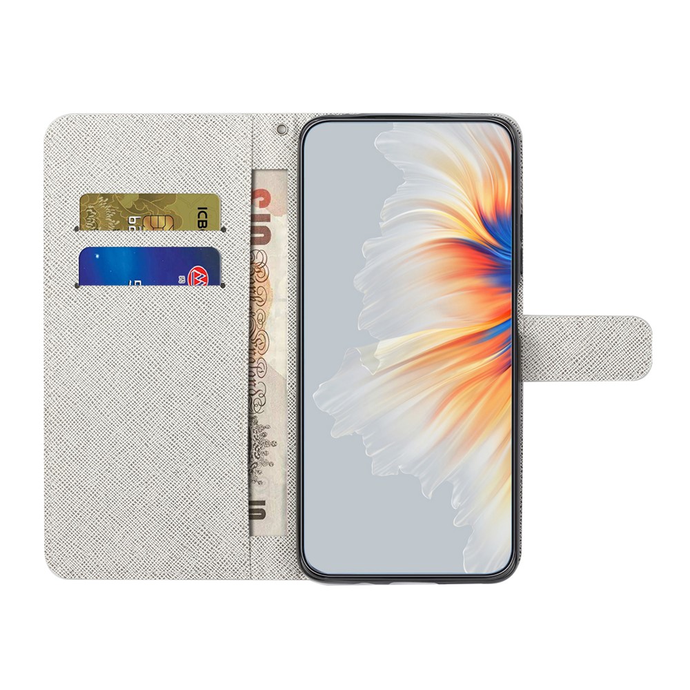  Motorola Moto G86 Power/G86 5G Fodral Läder Katt Träd