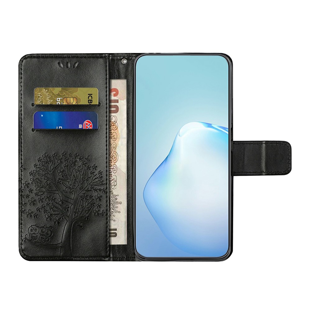  Motorola Moto G86 Power/G86 5G Fodral Träd Tryck Svart