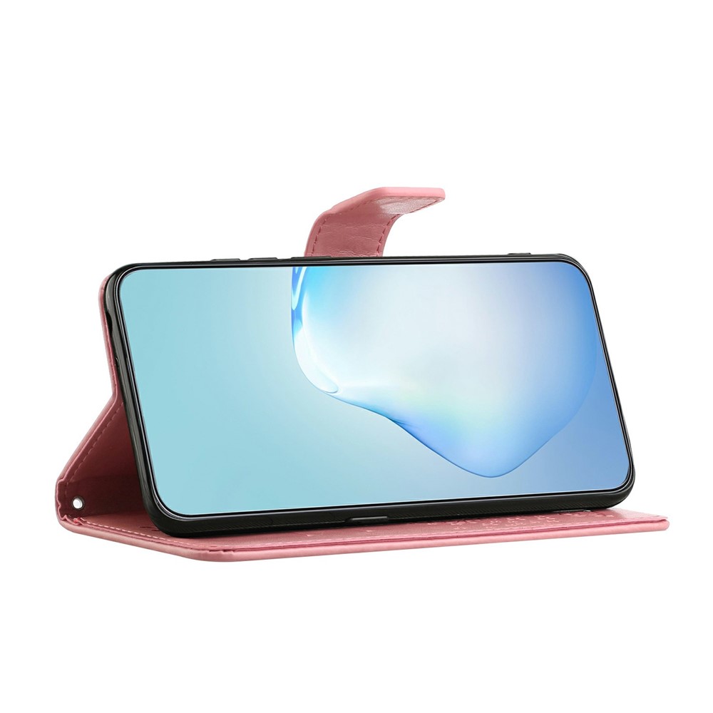  Motorola Moto G86 Power/G86 5G Fodral Träd Tryck Rosa