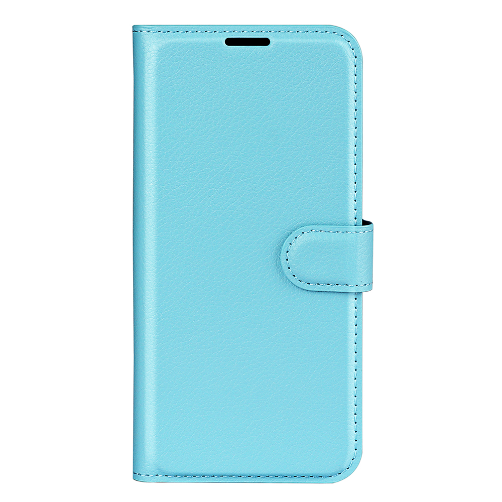  Motorola Moto G86 5G Fodral Litchi Läder Blå