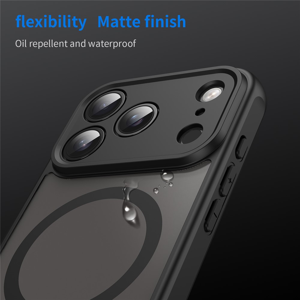  iPhone 17 Pro Skal MagSafe Hybrid Svart