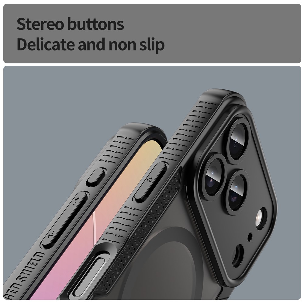  iPhone 17 Pro Max Skal MagSafe Hybrid Armor Svart