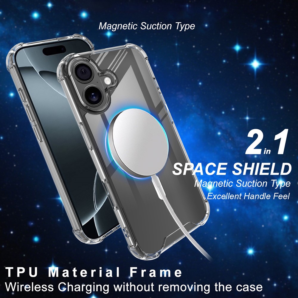 IMAK IMAK iPhone 17 Skal MagSafe Shockproof Transparent