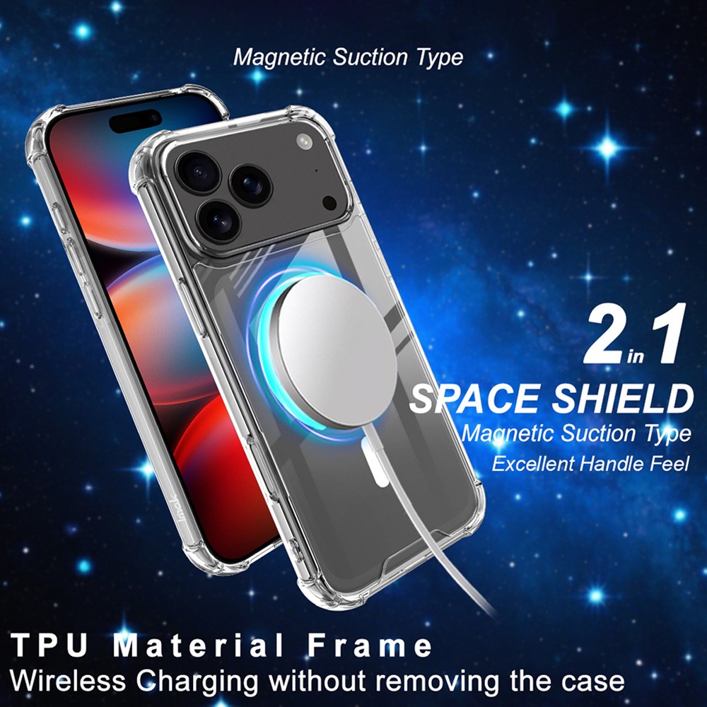 IMAK IMAK iPhone 17 Pro Max Skal MagSafe Shockproof Transparent