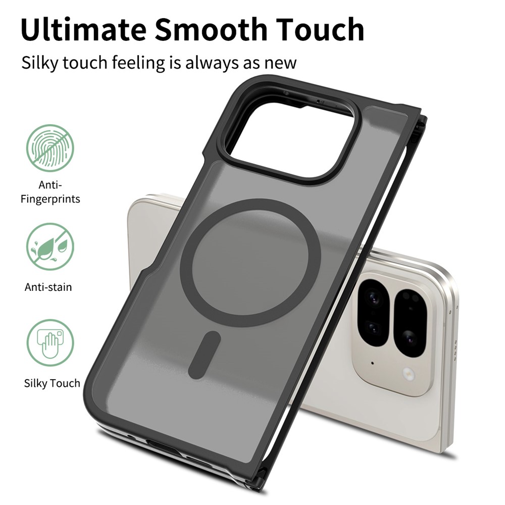 Google Pixel 10 Pro Fold Skal MagSafe Hybrid Skin Touch Svart