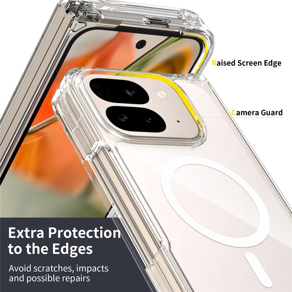  Google Pixel 10 Pro Fold Skal Magsafe Hybrid Transparent