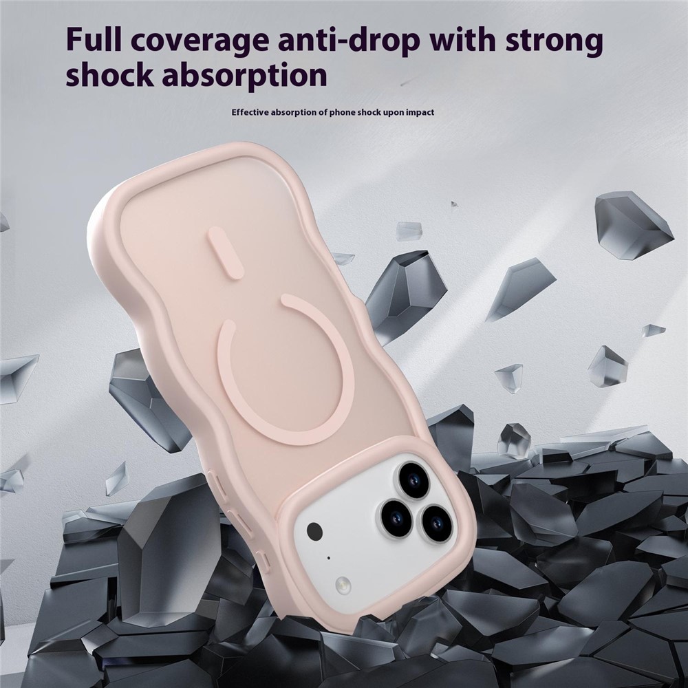  iPhone 17 Pro Skal MagSafe Wavy Matt Grå