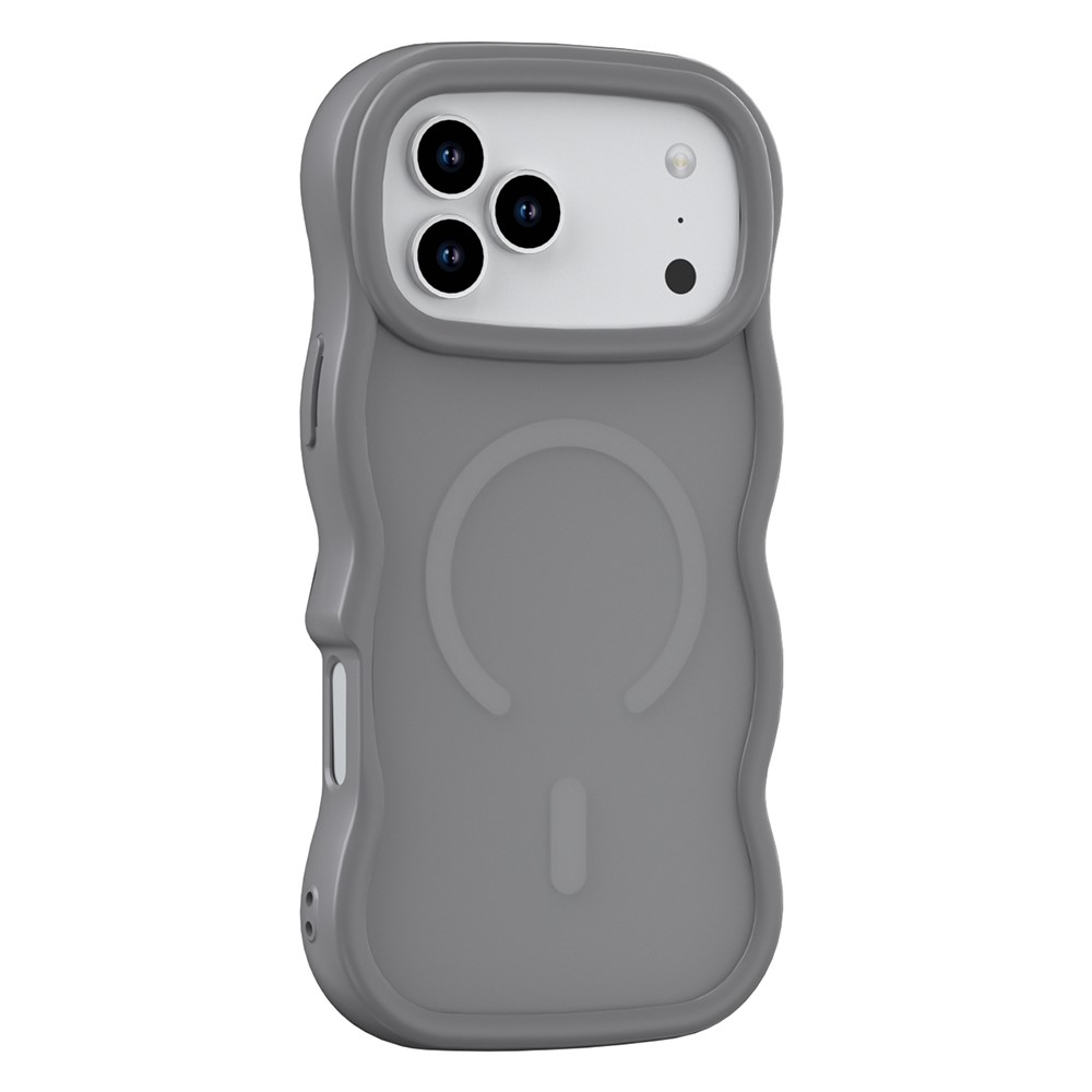  iPhone 17 Pro Max Skal MagSafe Wavy Matt Grå