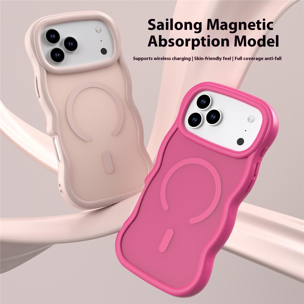  iPhone 17 Pro Max Skal MagSafe Wavy Matt Lila