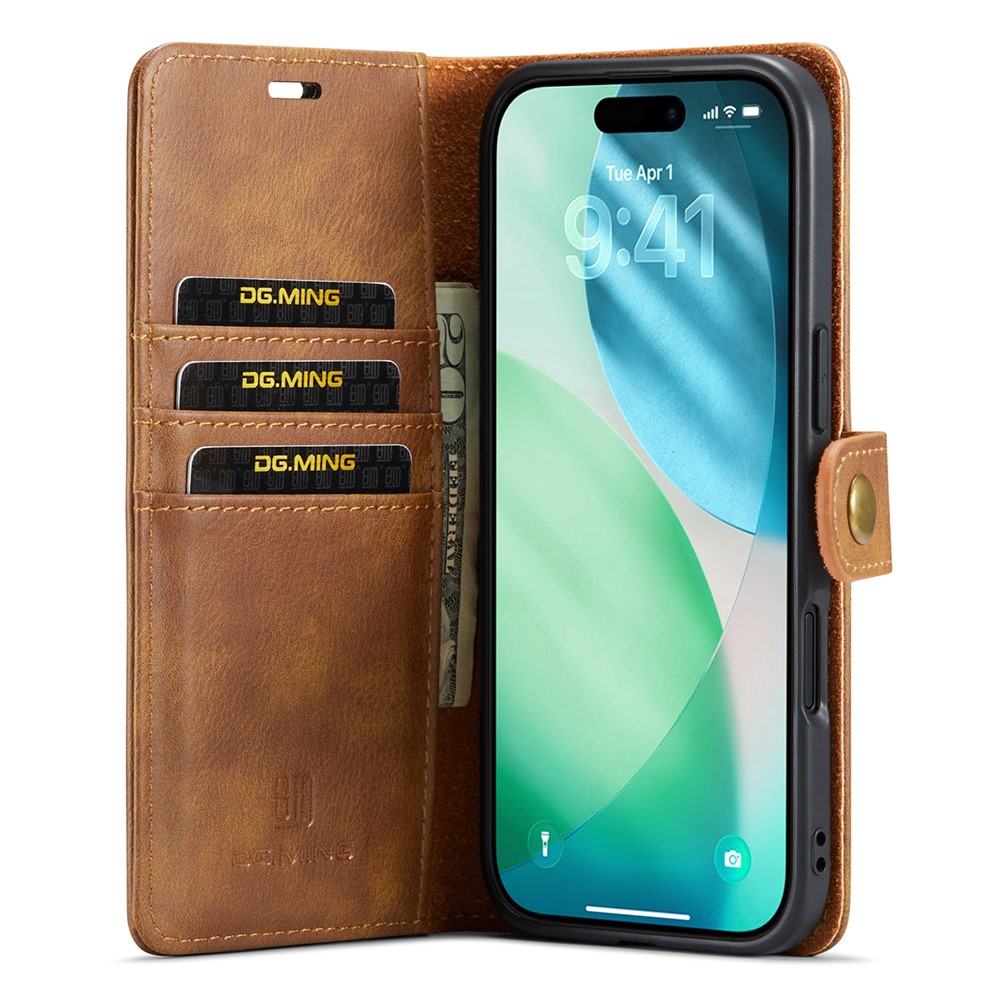 DG.MING DG.MING iPhone Air 2in1 Magnet Fodral / Skal Brun