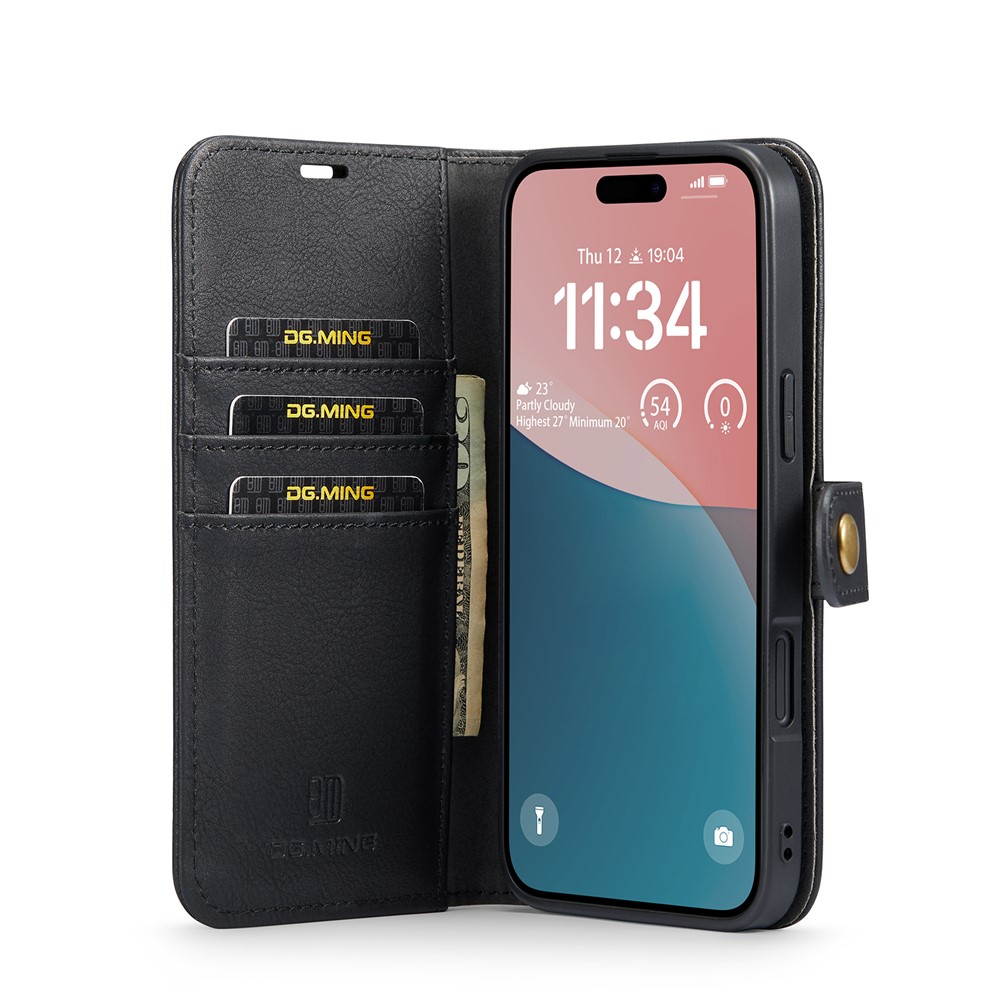 DG.MING DG.MING iPhone 17 2in1 Magnet Fodral / Skal Svart
